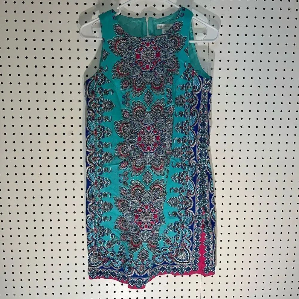 London Times sleeveless dress